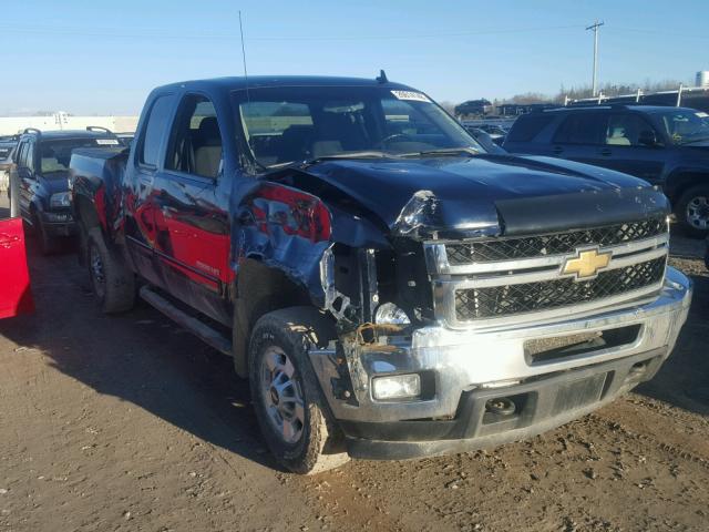 1GC2KXCG2BZ302876 - 2011 CHEVROLET SILVERADO BLUE photo 1