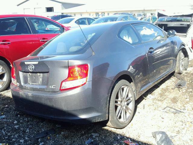 JTKJF5C72C3044411 - 2012 SCION TC GRAY photo 4