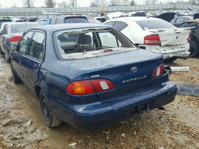 1NXBR12E4XZ251938 - 1999 TOYOTA COROLLA VE BLUE photo 3