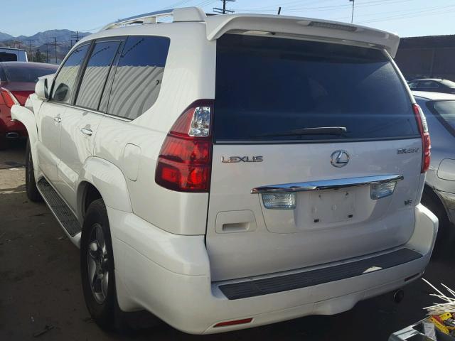 JTJBT20X080164799 - 2008 LEXUS GX 470 WHITE photo 3