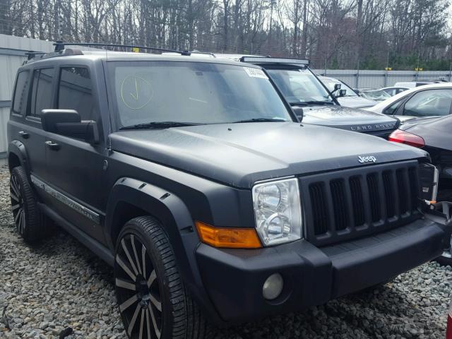 1J8HG58N76C295982 - 2006 JEEP COMMANDER BLACK photo 1