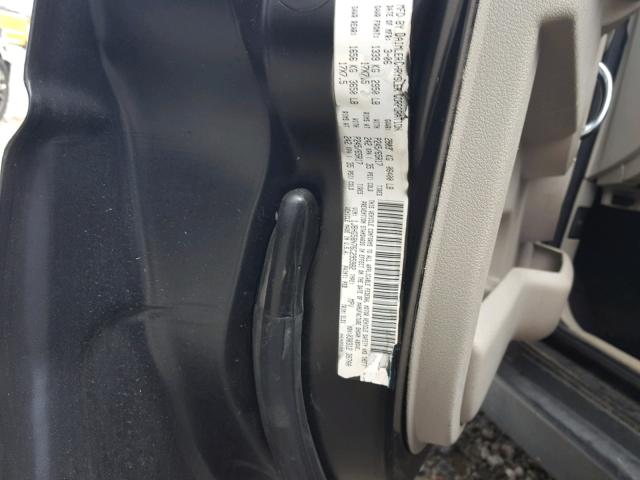 1J8HG58N76C295982 - 2006 JEEP COMMANDER BLACK photo 10