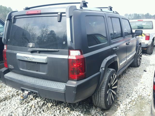 1J8HG58N76C295982 - 2006 JEEP COMMANDER BLACK photo 4