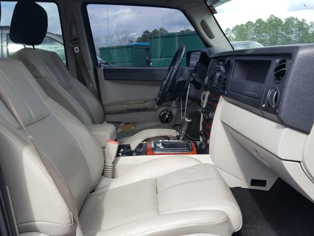 1J8HG58N76C295982 - 2006 JEEP COMMANDER BLACK photo 5