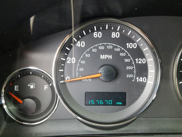 1J8HG58N76C295982 - 2006 JEEP COMMANDER BLACK photo 8