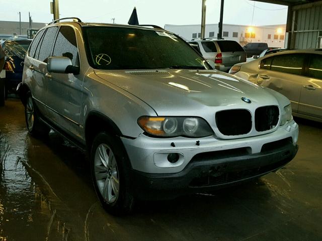 5UXFB53595LV10456 - 2005 BMW X5 4.4I SILVER photo 1