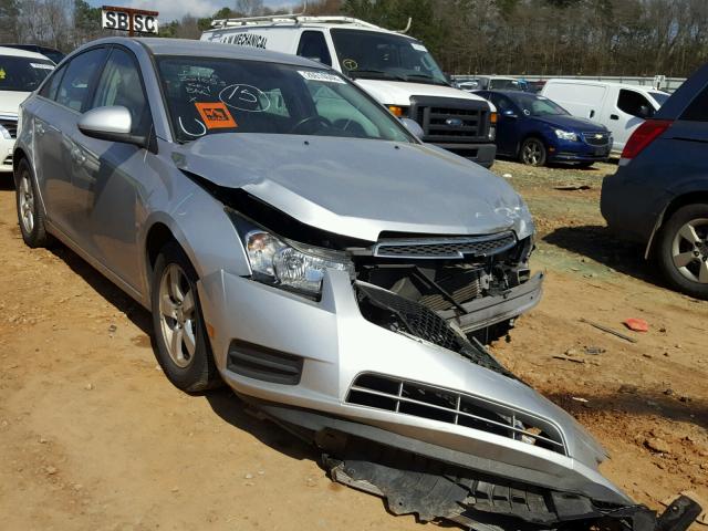 1G1PC5SB5D7321653 - 2013 CHEVROLET CRUZE LT SILVER photo 1