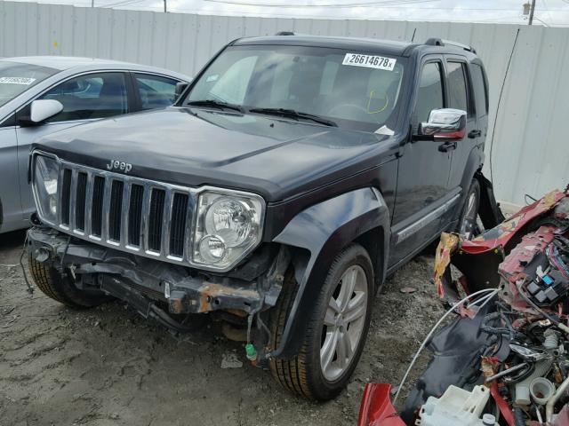 1J4PP2GK6BW575582 - 2011 JEEP LIBERTY SP BLACK photo 2