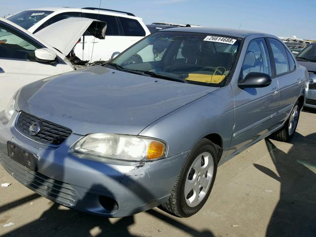 3N1CB51D63L807428 - 2003 NISSAN SENTRA XE GRAY photo 2