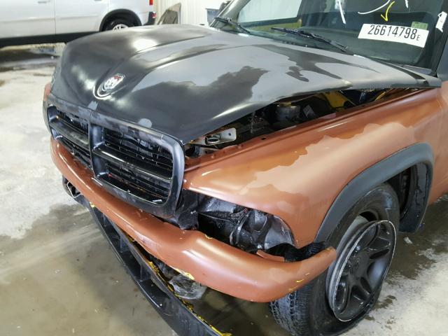 1B7GL22Z7XS220375 - 1999 DODGE DAKOTA TWO TONE photo 7