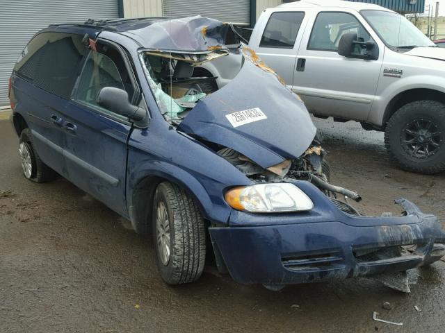 1A4GP45R96B572698 - 2006 CHRYSLER TOWN & COU BLUE photo 1