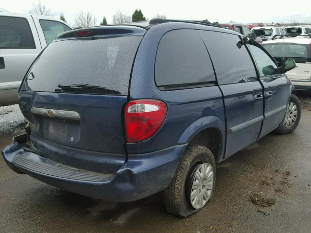 1A4GP45R96B572698 - 2006 CHRYSLER TOWN & COU BLUE photo 4