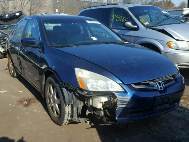 1HGCM66575A025987 - 2005 HONDA ACCORD EX BLUE photo 1