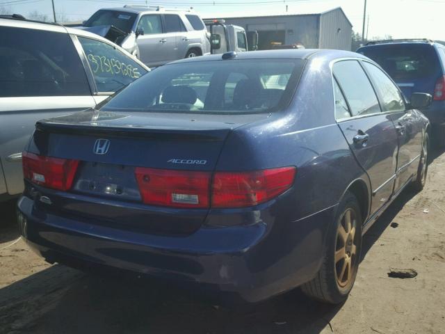 1HGCM66575A025987 - 2005 HONDA ACCORD EX BLUE photo 4