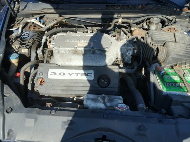 1HGCM66575A025987 - 2005 HONDA ACCORD EX BLUE photo 7