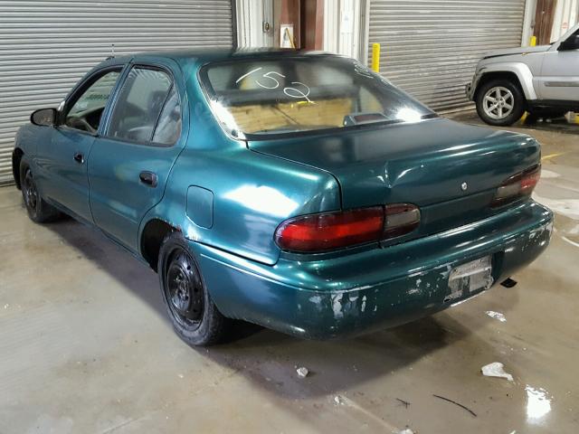 1Y1SK5266TZ027121 - 1996 GEO PRIZM BASE მწვანე ფოტო 3