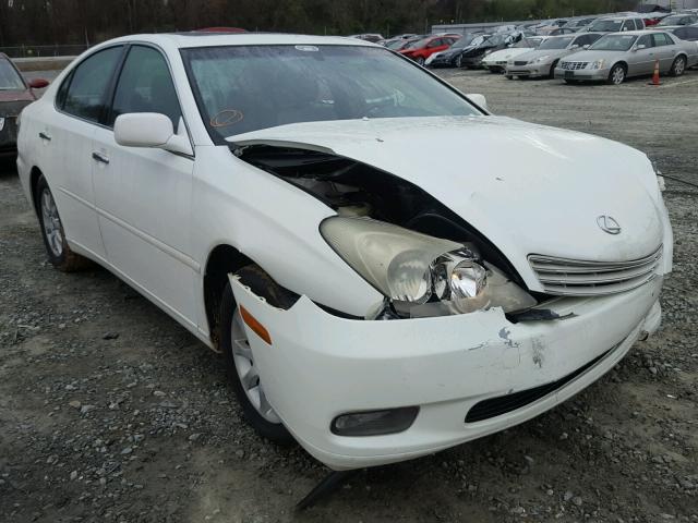 JTHBF30G230125302 - 2003 LEXUS ES 300 WHITE photo 1