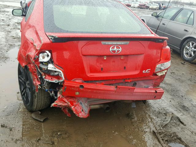 JTKJF5C71D3054056 - 2013 TOYOTA SCION TC 红色 照片 9