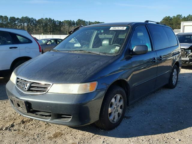 5FNRL18033B153633 - 2003 HONDA ODYSSEY EX GREEN photo 2