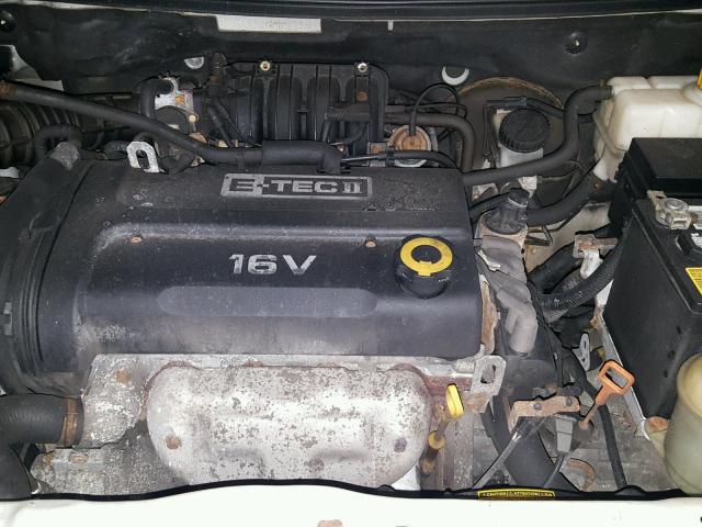 KL1TD56687B103408 - 2007 CHEVROLET AVEO BASE Srebrny zdjęcie 7