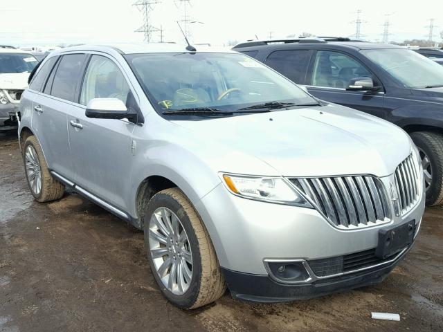 2LMDJ8JKXBBJ30575 - 2011 LINCOLN MKX SILVER photo 1