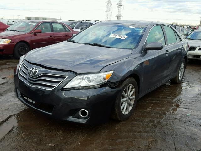 4T4BF3EK7BR168735 - 2011 TOYOTA CAMRY BASE CHARCOAL photo 2