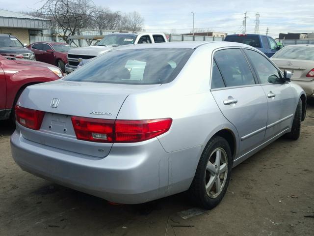 1HGCM56735A191712 - 2005 HONDA ACCORD EX SILVER photo 4