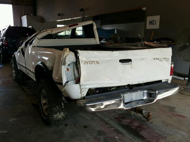 4TAWN72N5XZ477098 - 1999 TOYOTA TACOMA XTR WHITE photo 3