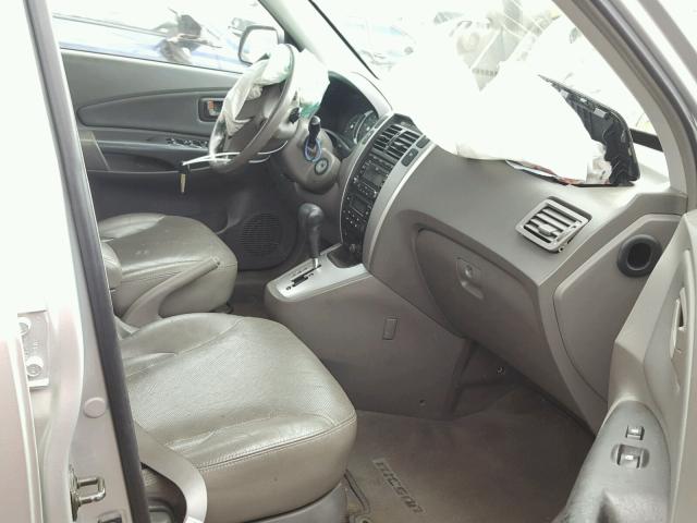 KM8JN12D57U529163 - 2007 HYUNDAI TUCSON SE GRAY photo 5