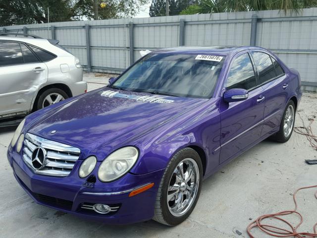 WDBUF56J06A898338 - 2006 MERCEDES-BENZ E 350 PURPLE photo 2