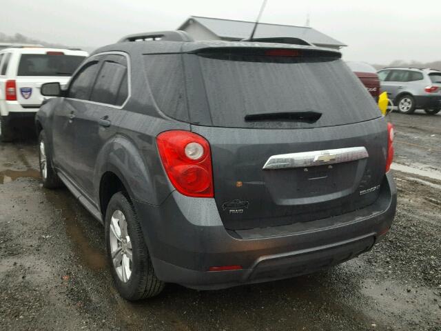 2CNFLEEW1A6213619 - 2010 CHEVROLET EQUINOX LT GRAY photo 3