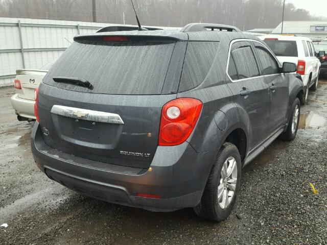 2CNFLEEW1A6213619 - 2010 CHEVROLET EQUINOX LT GRAY photo 4