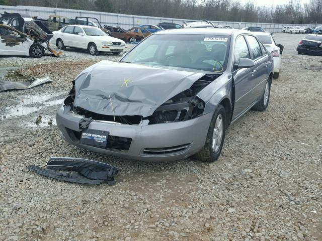 2G1WT58N981220616 - 2008 CHEVROLET IMPALA LT GRAY photo 2