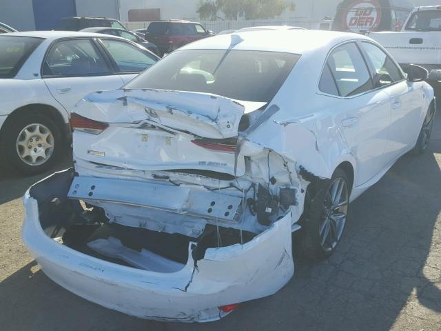 JTHBA1D20H5048974 - 2017 LEXUS IS 200T WHITE photo 4