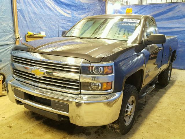 1GC0KUEG1FZ138576 - 2015 CHEVROLET SILVERADO GRAY photo 2