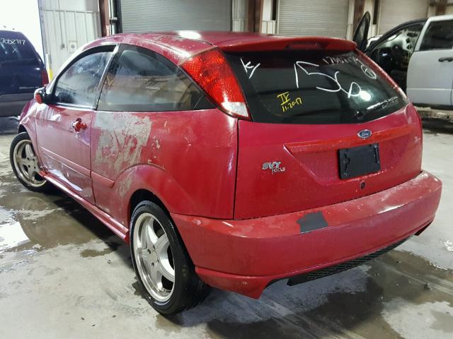 3FAHP39573R171000 - 2003 FORD FOCUS SVT RED photo 3