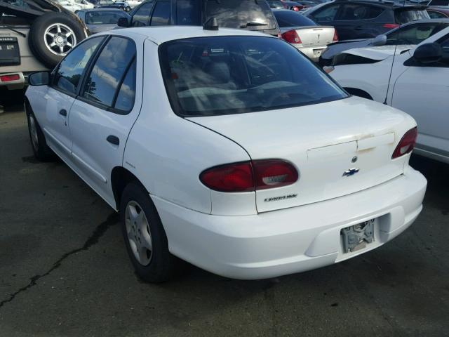 1G1JC524027249443 - 2002 CHEVROLET CAVALIER B WHITE photo 3