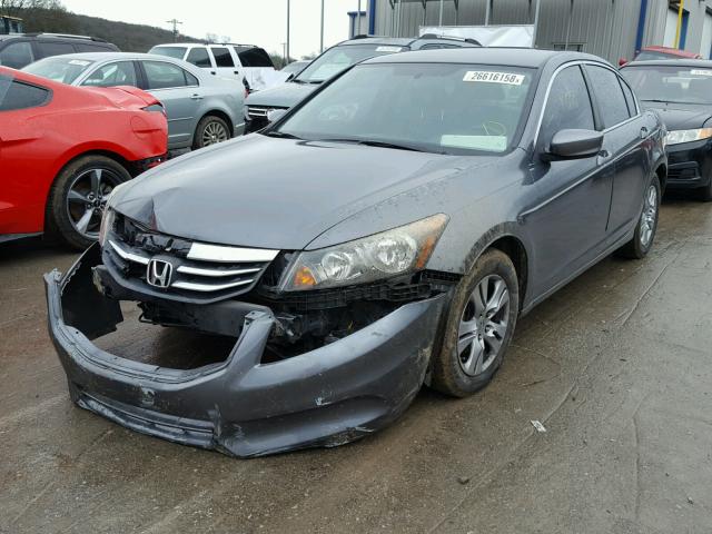 1HGCP2F6XBA144587 - 2011 HONDA ACCORD SE GRAY photo 2