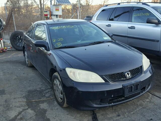 1HGEM22584L054179 - 2004 HONDA CIVIC LX BLACK photo 1