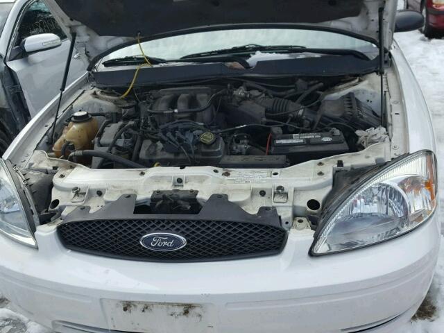 1FAFP53U06A238456 - 2006 FORD TAURUS SE WHITE photo 7