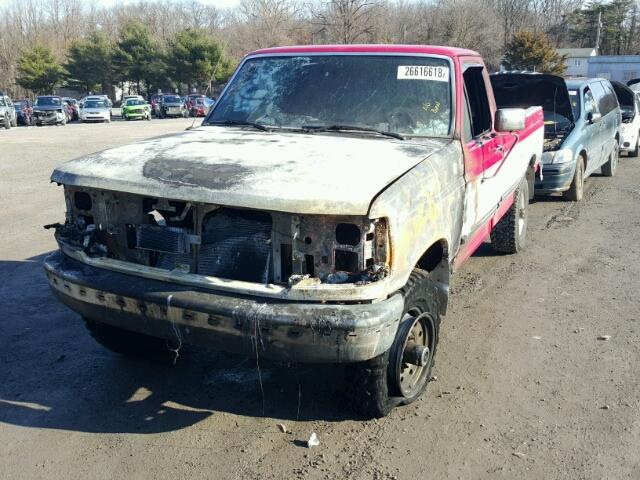 1FTHF26H5SNA92013 - 1995 FORD F250 TWO TONE photo 2