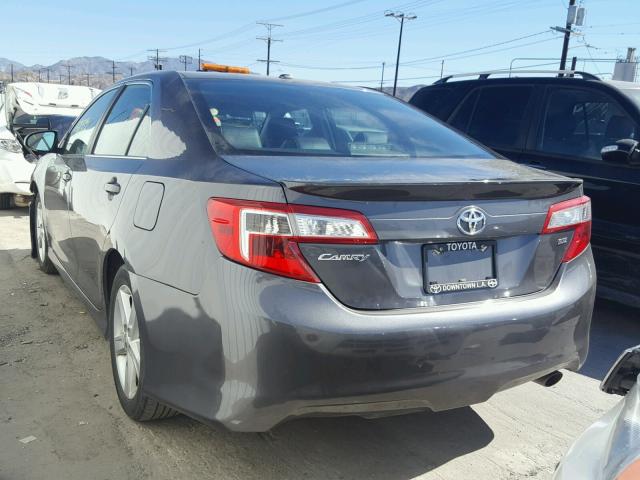 4T1BF1FK5DU249023 - 2013 TOYOTA CAMRY L GRAY photo 3