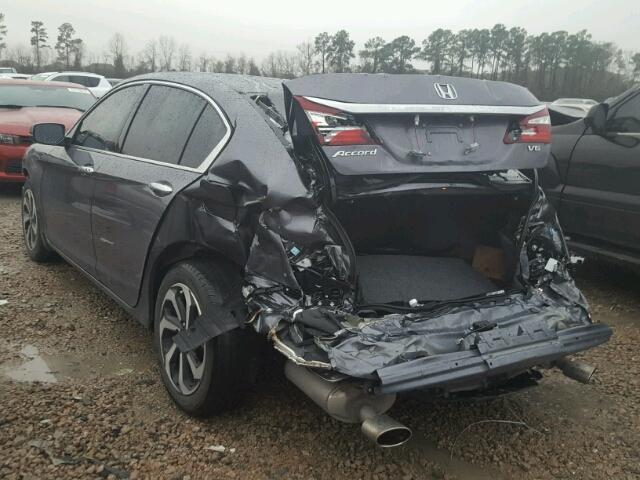 1HGCR3F87GA015876 - 2016 HONDA ACCORD EXL SILVER photo 3