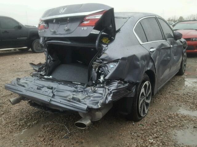 1HGCR3F87GA015876 - 2016 HONDA ACCORD EXL SILVER photo 4