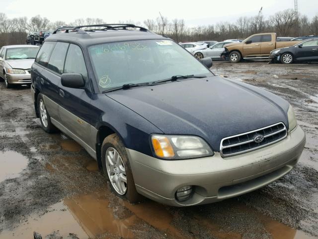 4S3BH665716641054 - 2001 SUBARU LEGACY OUT BLUE photo 1