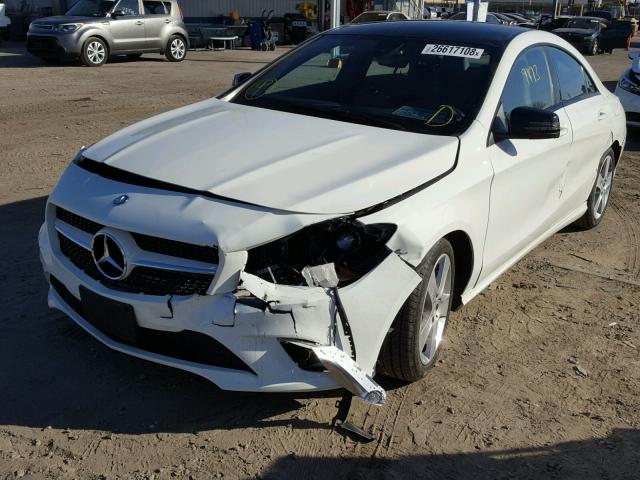 WDDSJ4EB0FN178094 - 2015 MERCEDES-BENZ CLA 250 WHITE photo 2