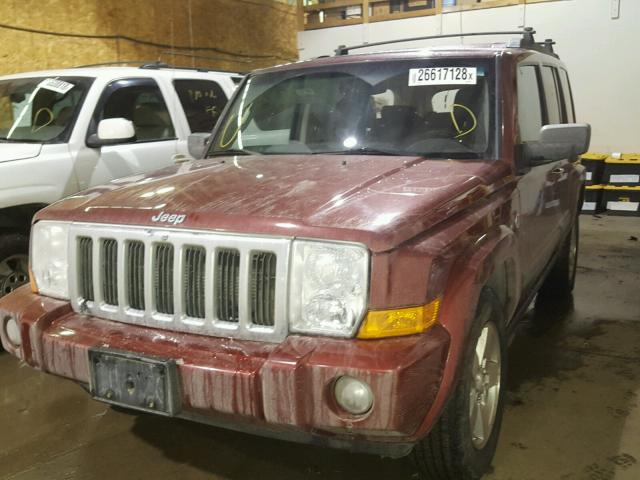 1J8HG48N18C168562 - 2008 JEEP COMMANDER მუქწითელი ფოტო 2