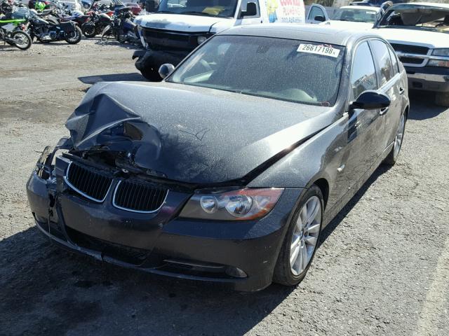 WBAVA37548NL44030 - 2008 BMW 328 I BLACK photo 2