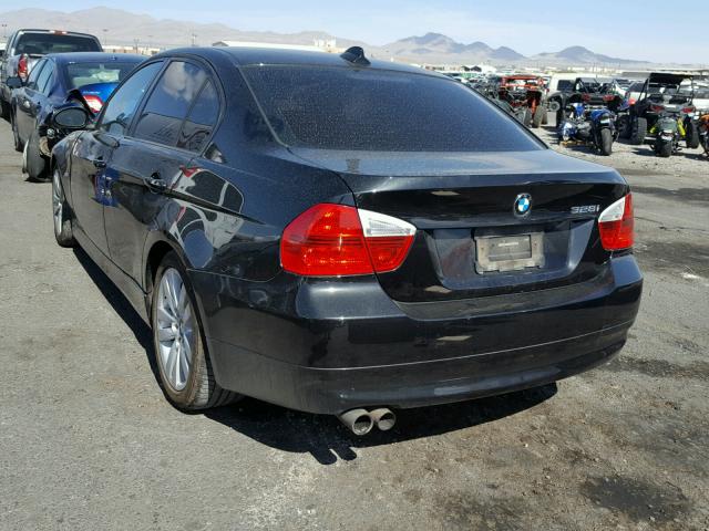 WBAVA37548NL44030 - 2008 BMW 328 I BLACK photo 3