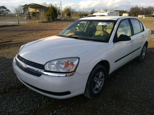 1G1ZS52F75F216585 - 2005 CHEVROLET MALIBU WHITE photo 2